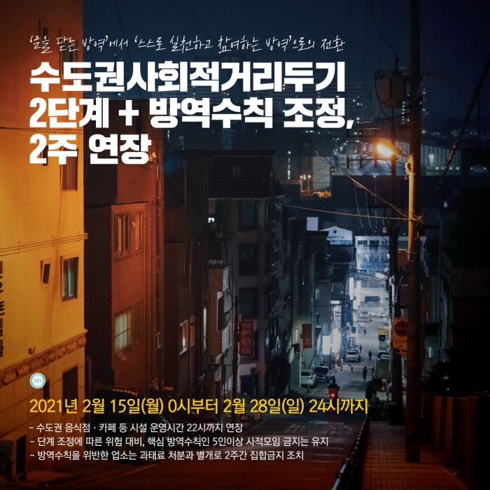 성남시 시정소식지 비전성남] 사회적 거리두기, 수도권 2단계 조정